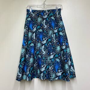 Banjo & Cake Sea Creature Steam Punk Skirt Midi Ladies Size Small